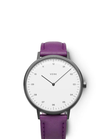 Corso Leather Silver-tone